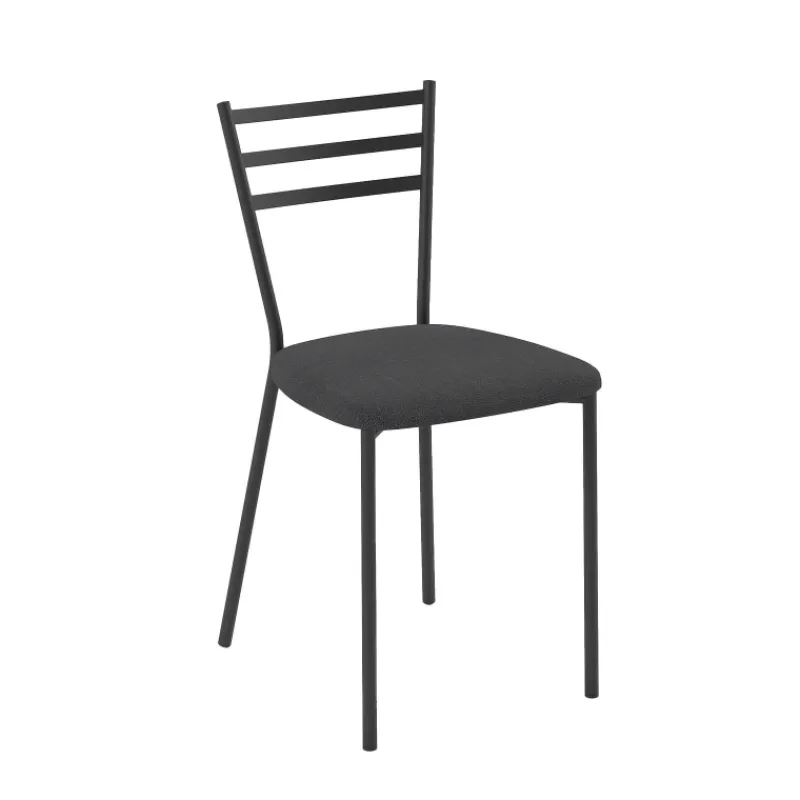 Perfecta Romy Chaise de cuisine avec assise rembourrée en simili et dossier en métal> Chaise De Cuisine