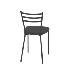 Perfecta Romy Chaise de cuisine avec assise rembourrée en simili et dossier en métal><noscript><img width=