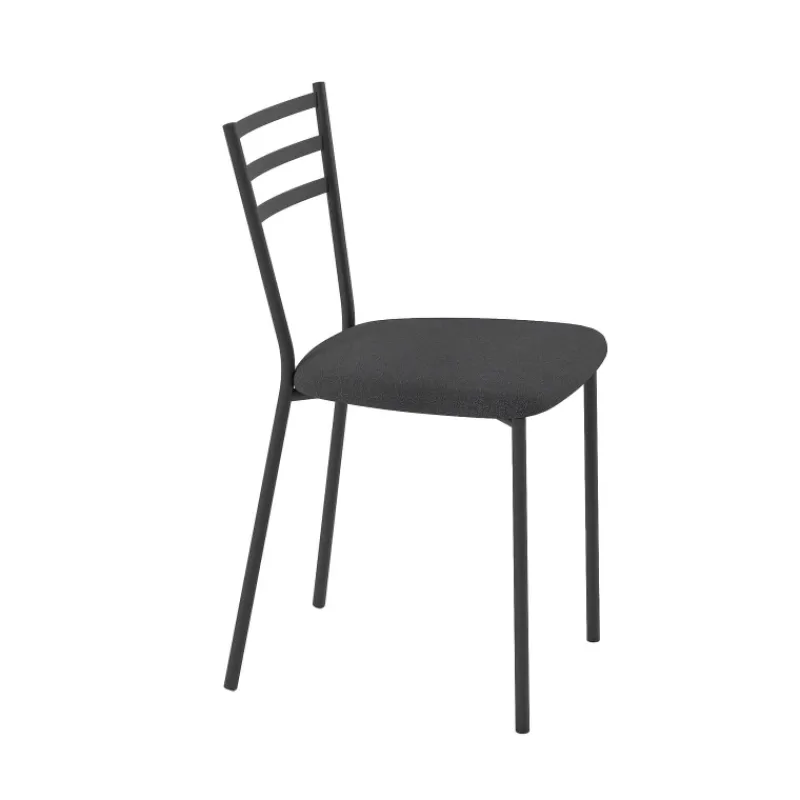 Perfecta Romy Chaise de cuisine avec assise rembourrée en simili et dossier en métal> Chaise De Cuisine