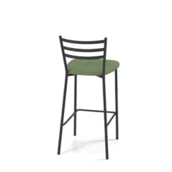 Perfecta Romy Tabouret snack en tissu et dossier en métal><noscript><img width=