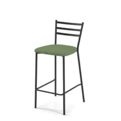 Perfecta Romy Tabouret snack en tissu et dossier en métal><noscript><img width=