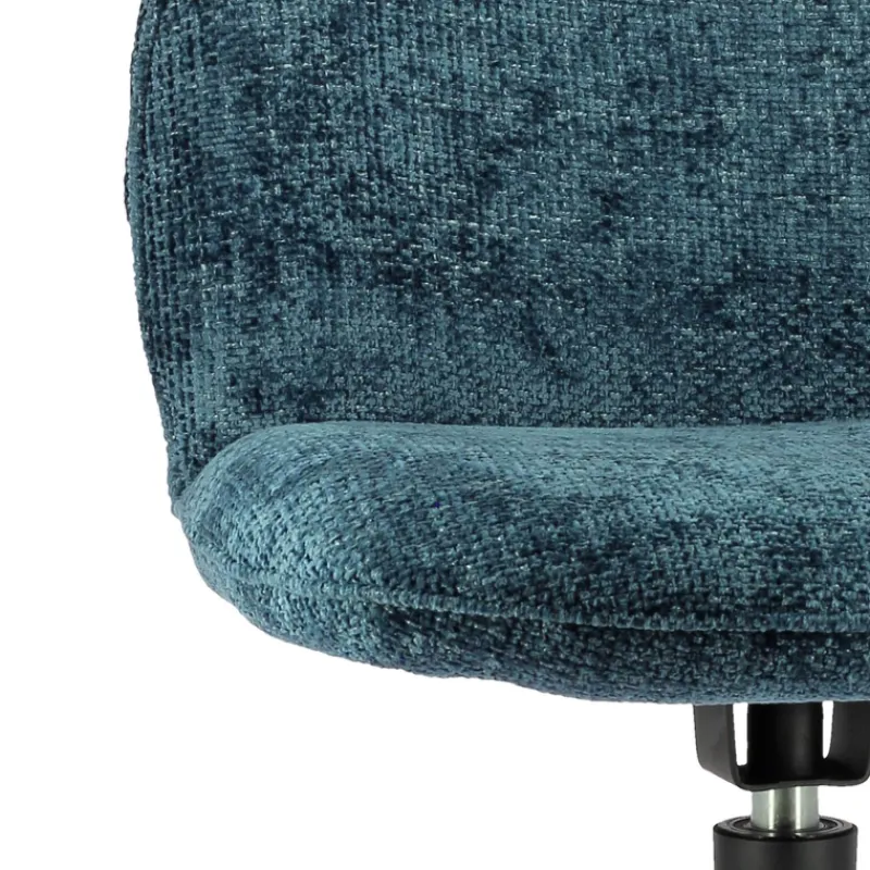 RosaChaise pivotante en tissu avec pieds en métal> Chaise De Salle à Manger|Chaise Salon