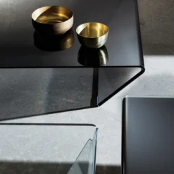 Sovet Italia Rubino Sovet® Table basse design rectangulaire ou carrée en verre><noscript><img width=