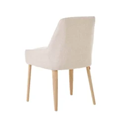 Mobitec Saga ® Chaise confortable en tissu et pieds bois><noscript><img width=