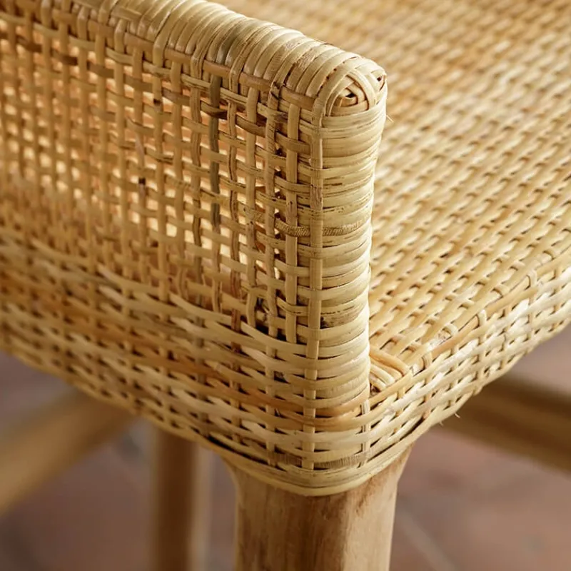 Kok SaigonFauteuil de table en rotin naturel> Chaise De Cuisine|Chaise De Salle à Manger