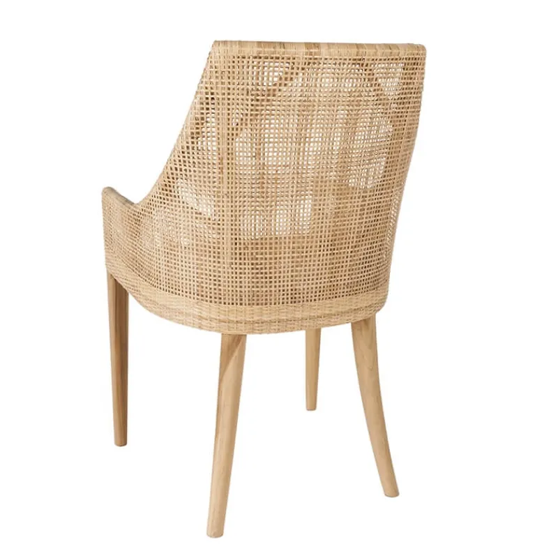 Kok SaigonFauteuil de table en rotin naturel> Chaise De Cuisine|Chaise De Salle à Manger