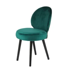 Sessio Severus Chaise cosy bicolore en tissu avec pieds bois><noscript><img width=