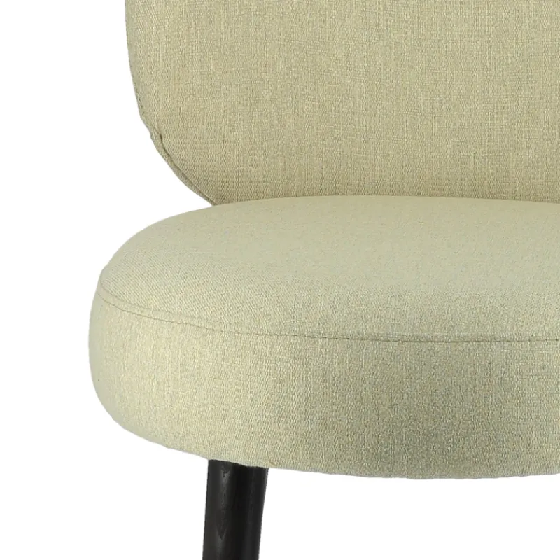 Sessio Severus Chaise cosy en tissu et pieds bois> Chaise De Salle à Manger|Chaise Salon
