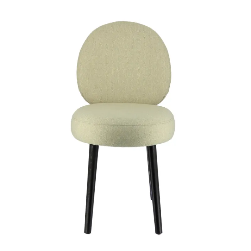 Sessio Severus Chaise cosy en tissu et pieds bois> Chaise De Salle à Manger|Chaise Salon