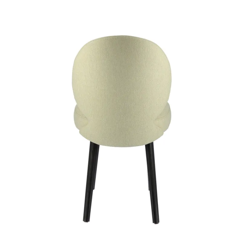 Sessio Severus Chaise cosy en tissu et pieds bois> Chaise De Salle à Manger|Chaise Salon