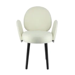 Sessio Severus Fauteuil cosy en tissu avec pieds bois> Chaise De Salle à Manger|Chaise Salon