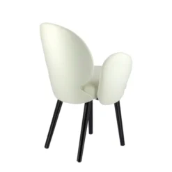 Sessio Severus Fauteuil cosy en tissu avec pieds bois><noscript><img width=