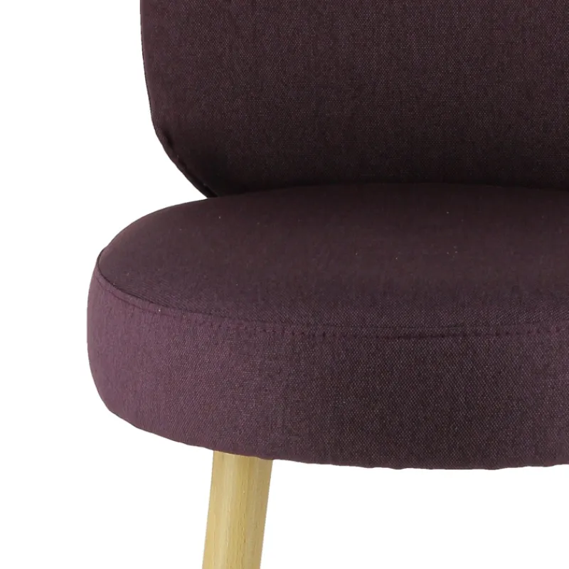 Sessio Severus Tabouret snack cosy en tissu avec pieds en bois> Tabouret Snack (assise +/- 65 Cm)|Tabouret De Bar (assise +/- 80 Cm)