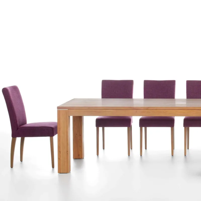 Mobitec Shanna ® Chaise en tissu et pieds en bois massif> Chaise De Salle à Manger|Chaise Salon