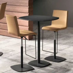 Perfecta Sherpa Tabouret en simili réglable en hauteur et pivotant rembourré> Tabouret Snack (assise +/- 65 Cm)|Tabouret De Bar (assise +/- 80 Cm)