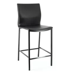 Perfecta Sierra Tabouret snack en métal et simili> Tabouret Snack (assise +/- 65 Cm)|Tabouret De Bar (assise +/- 80 Cm)