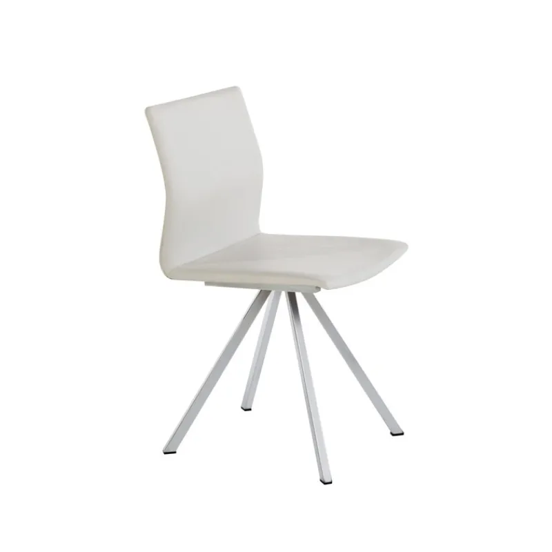 Perfecta Silva Chaise design en métal et simili> Chaise De Cuisine|Chaise De Salle à Manger