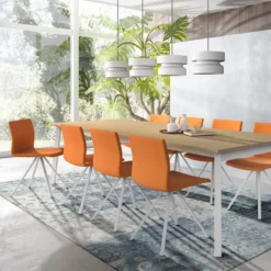 Perfecta Silva Chaise design en métal et simili><noscript><img width=