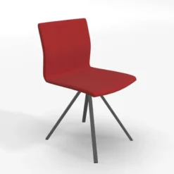 Perfecta Silva Chaise design pieds métal et revêtement en tissu> Chaise De Salle à Manger|Chaise Salon