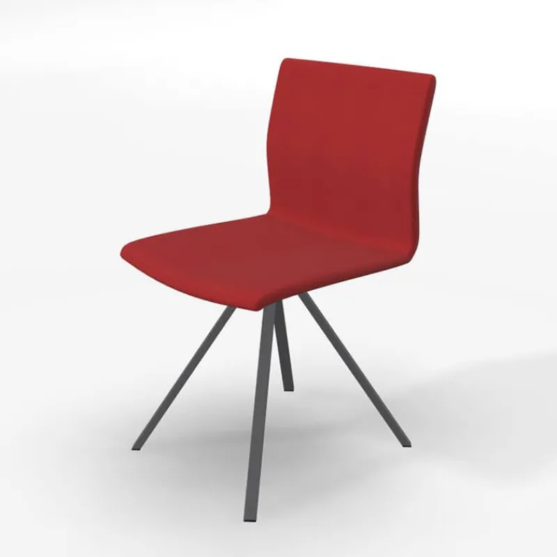 Perfecta Silva Chaise design pieds métal et revêtement en tissu> Chaise De Salle à Manger|Chaise Salon