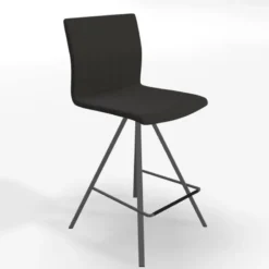 Perfecta Silva Tabouret snack design tissu et métal> Tabouret Snack (assise +/- 65 Cm)|Tabouret De Bar (assise +/- 80 Cm)