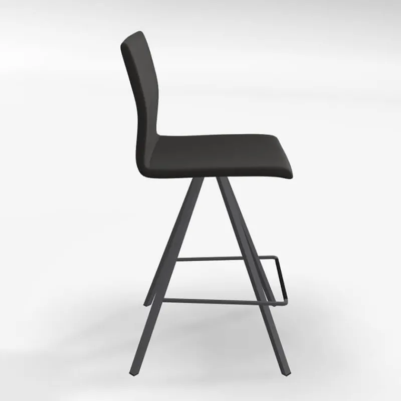 Perfecta Silva Tabouret snack design tissu et métal> Tabouret Snack (assise +/- 65 Cm)|Tabouret De Bar (assise +/- 80 Cm)
