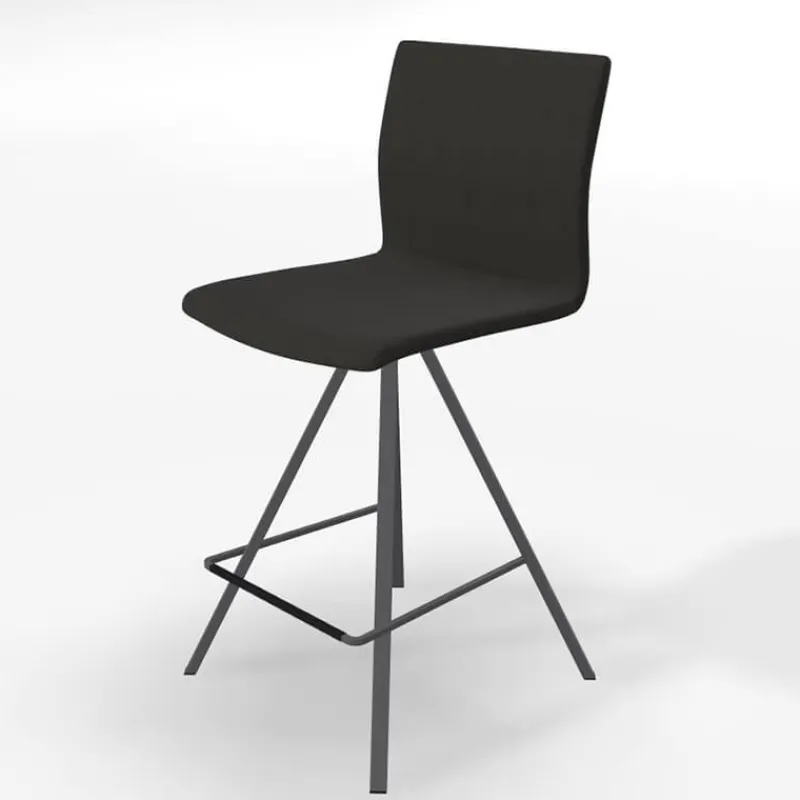 Perfecta Silva Tabouret snack design tissu et métal> Tabouret Snack (assise +/- 65 Cm)|Tabouret De Bar (assise +/- 80 Cm)