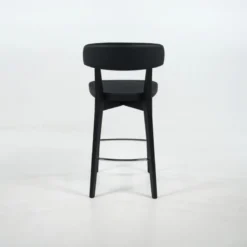 Siren Tabouret snack en bois massif avec assise et dossier rembourrés><noscript><img width=