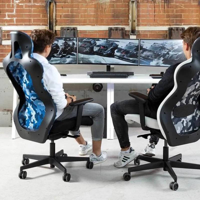 Top Star Sitness RS Sport Chaise gamer design dossier avec filet> Chaise De Bureau|Fauteuil De Bureau