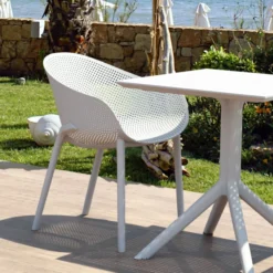 Sky Fauteuil de jardin design en polypropylène> Chaise De Jardin|Fauteuil De Jardin