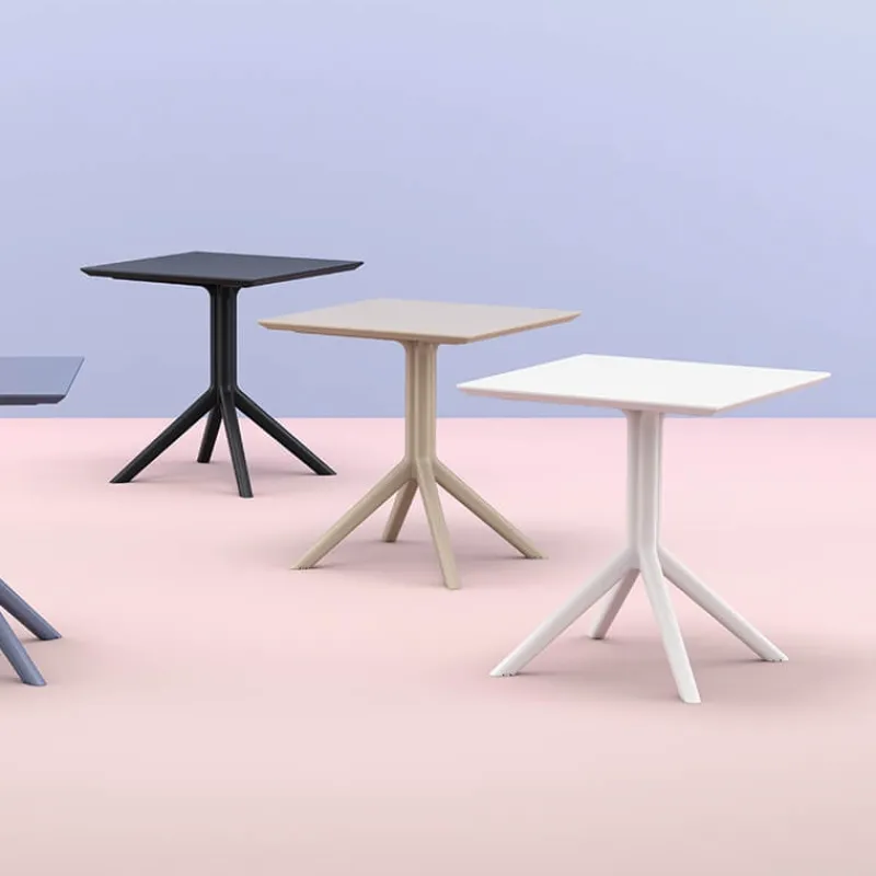 Sky Petite table carrée en résine> Table De Cuisine|Table Pour Petit Espace