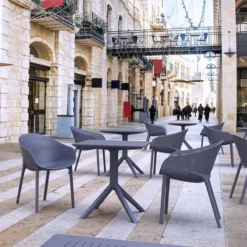 Sky Petite table de jardin carrée en résine><noscript><img width=