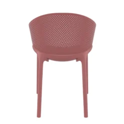 Sky Pro Fauteuil moderne empilable avec coque microperforée en polypropylène><noscript><img width=