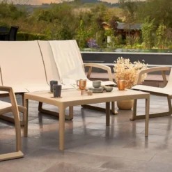 Sky Table basse de jardin rectangulaire en résine> Table De Jardin