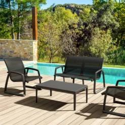 Sky Table basse de jardin rectangulaire en résine><noscript><img width=