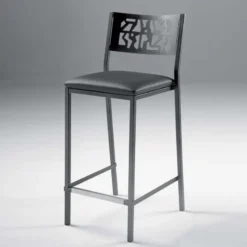 Carrier Slide ® Tabouret moderne snack en synthétique et métal><noscript><img width=