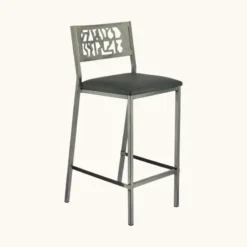 Carrier Slide ® Tabouret moderne snack en synthétique et métal><noscript><img width=
