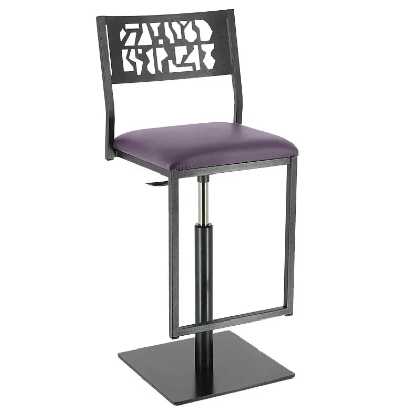 Carrier Slide ® Tabouret pivotant et réglable en hauteur style industriel> Tabouret Snack (assise +/- 65 Cm)|Tabouret De Bar (assise +/- 80 Cm)