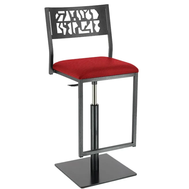 Carrier Slide ® Tabouret pivotant et réglable en hauteur style industriel> Tabouret Snack (assise +/- 65 Cm)|Tabouret De Bar (assise +/- 80 Cm)
