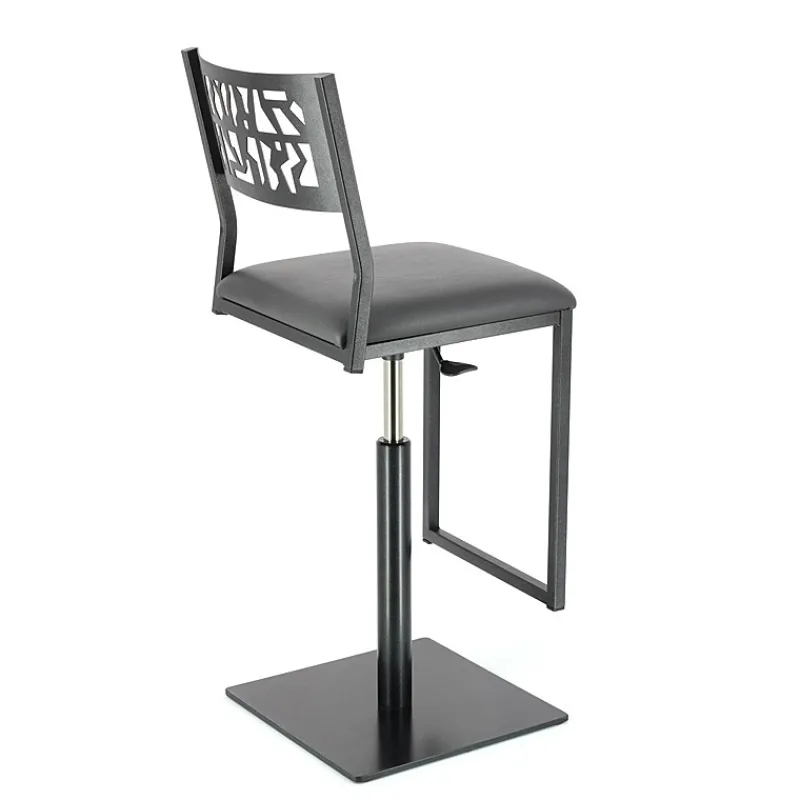 Carrier Slide ® Tabouret pivotant et réglable en hauteur style industriel> Tabouret Snack (assise +/- 65 Cm)|Tabouret De Bar (assise +/- 80 Cm)