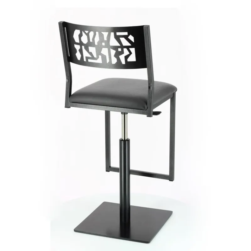 Carrier Slide ® Tabouret pivotant et réglable en hauteur style industriel> Tabouret Snack (assise +/- 65 Cm)|Tabouret De Bar (assise +/- 80 Cm)