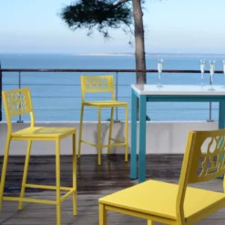 Carrier Slide ® Tabouret snack en acier style industriel> Tabouret Snack (assise +/- 65 Cm)|Tabouret De Bar (assise +/- 80 Cm)