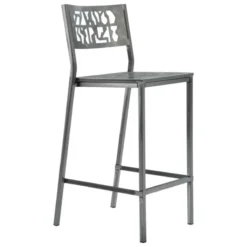 Carrier Slide ® Tabouret snack en acier style industriel> Tabouret Snack (assise +/- 65 Cm)|Tabouret De Bar (assise +/- 80 Cm)