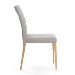 Mobitec Slim ® Chaise de salle à manger en tissu et pieds en bois><noscript><img width=