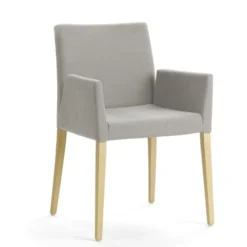Mobitec Slim ® Fauteuil cocooning en bois et tissu> Chaise De Salle à Manger|Chaise Salon