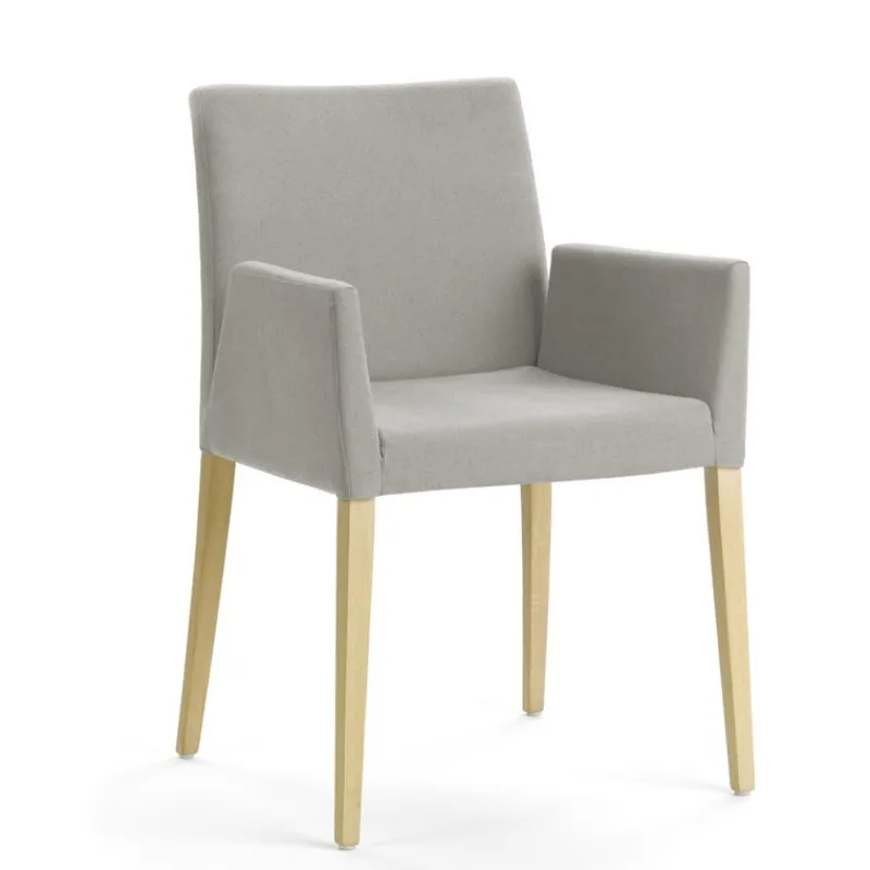 Mobitec Slim ® Fauteuil cocooning en bois et tissu> Chaise De Salle à Manger|Chaise Salon