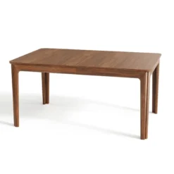 Skovby SM26/27 Table de salle à manger scandinave en placage bois avec allonges><noscript><img width=