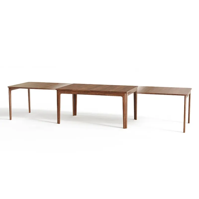 Skovby SM26/27 Table de salle à manger scandinave en placage bois avec allonges> Table De Salle à Manger