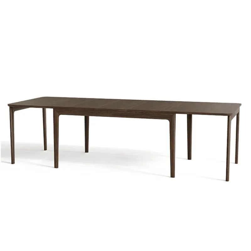 Skovby SM26/27 Table de salle à manger scandinave en placage bois avec allonges> Table De Salle à Manger