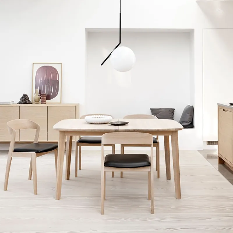 Skovby SM118/119 Table extensible en bois massif fabriquée au Danemark> Table De Salle à Manger